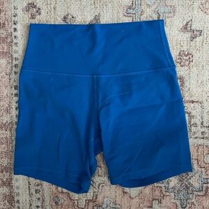 lululemon athletica Vibrant Blue Bike Shorts
